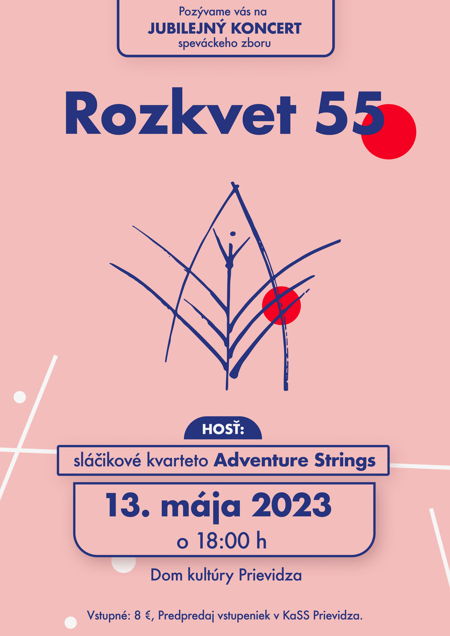 Rozkvet 55 - koncert 13. 5. 2023