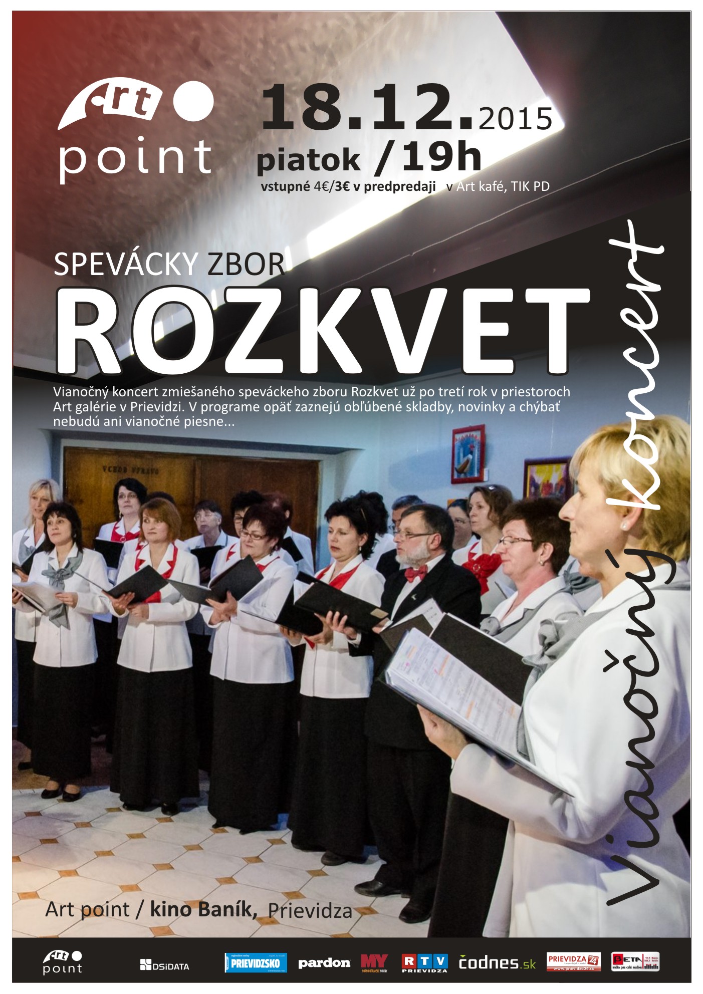 Vianočný koncert SZ Rozkvet, 18. 12. 2015